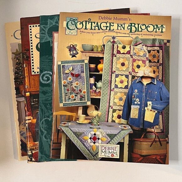 Four Vintage Debbie Mumm Quilting Books - Picture 1 of 9